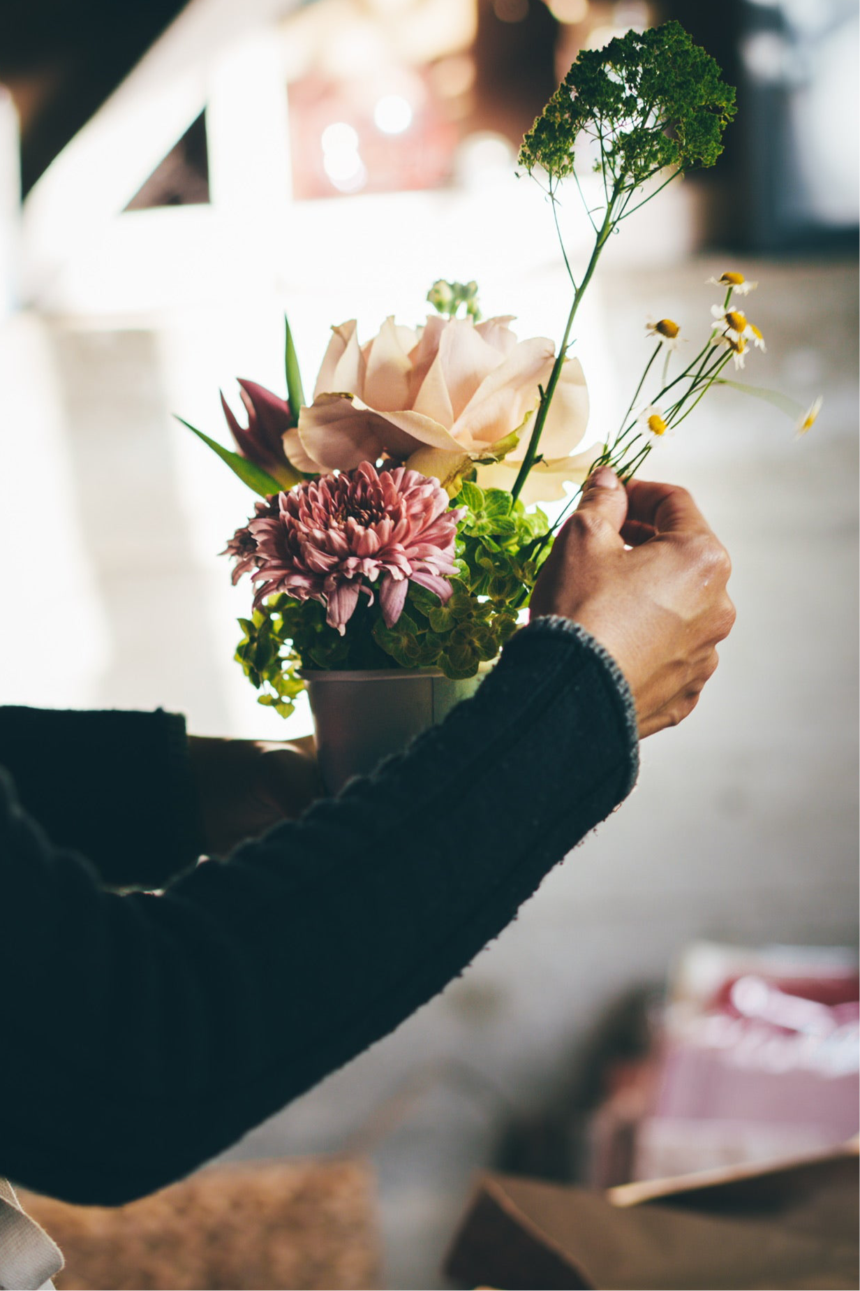 Valentine’s Flower Pop Up